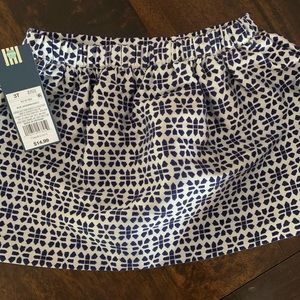 Navy and white skirt 3T